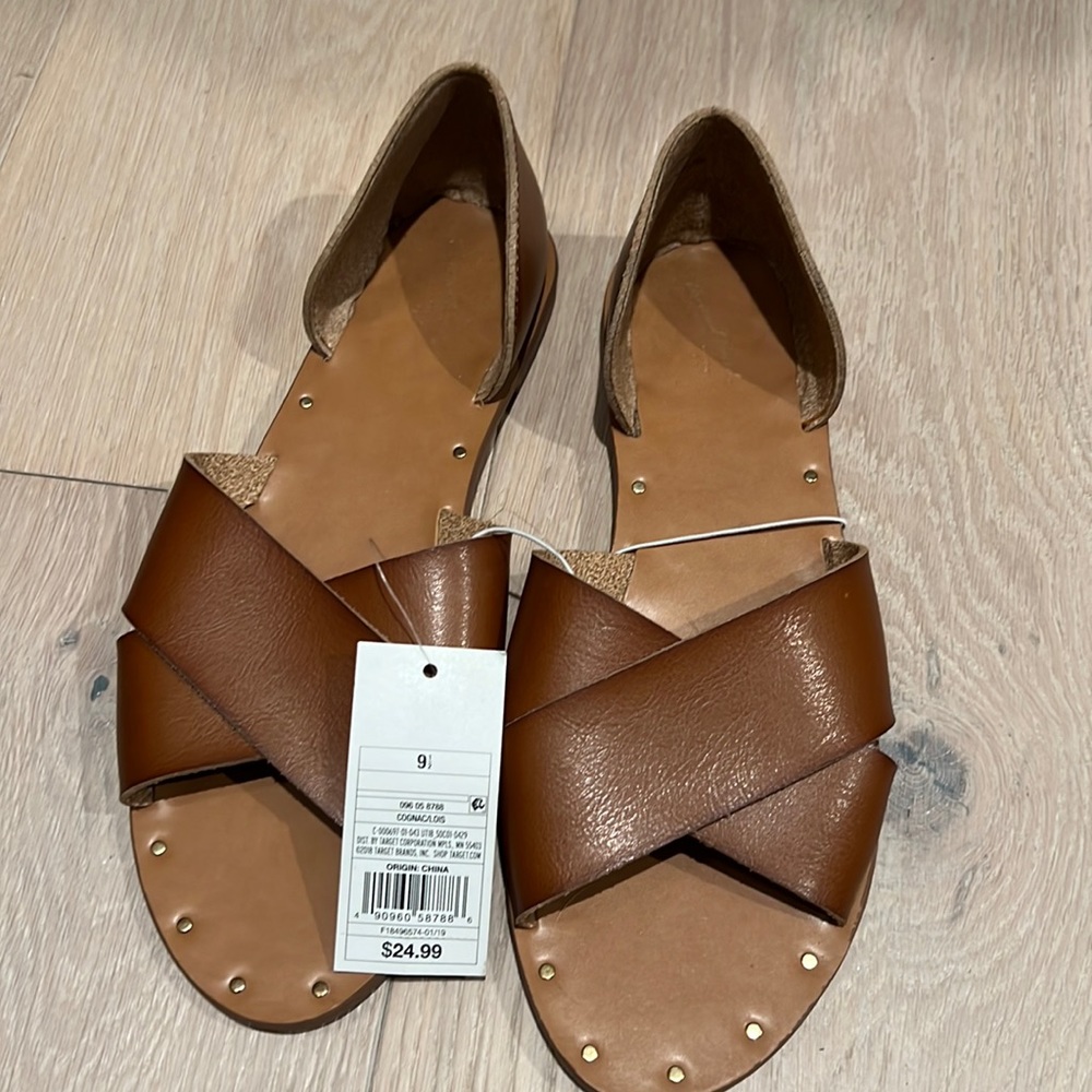 New tan flats